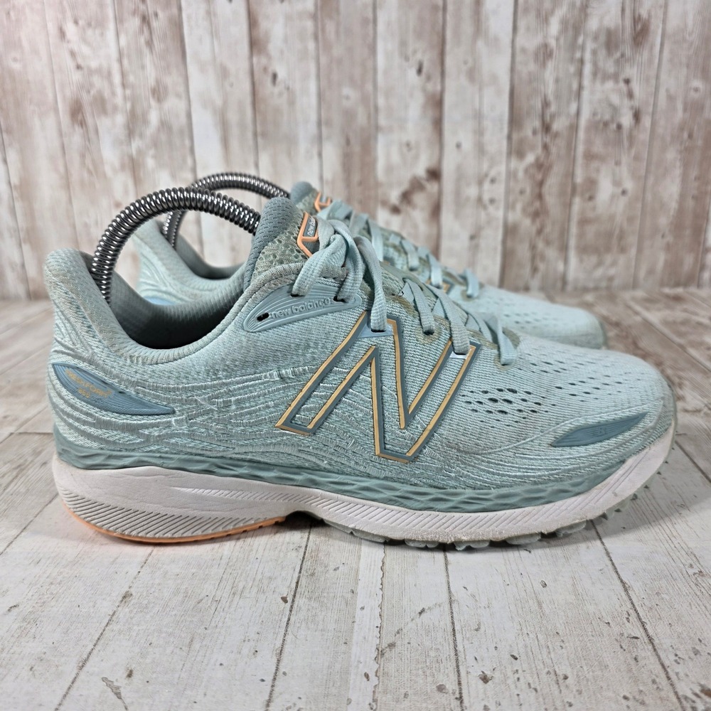 New Balance Fresh Foam 860v12 Womens Running Shoes Light Blue W860B12 Size 8.5